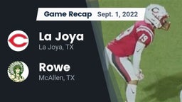 Recap: La Joya  vs. Rowe  2022