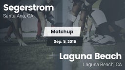Matchup: Segerstrom High vs. Laguna Beach  2016