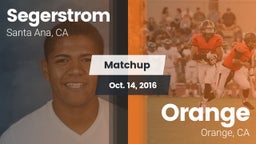 Matchup: Segerstrom High vs. Orange  2016