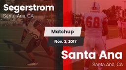 Matchup: Segerstrom High vs. Santa Ana  2017