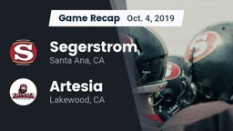 Recap: Segerstrom  vs. Artesia  2019