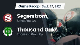 Recap: Segerstrom  vs. Thousand Oaks  2021