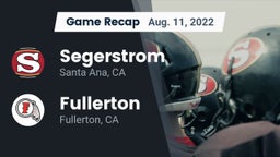 Recap: Segerstrom  vs. Fullerton  2022