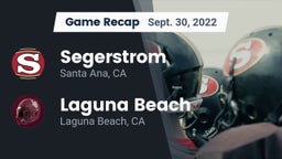 Recap: Segerstrom  vs. Laguna Beach  2022