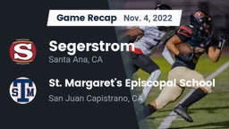 Recap: Segerstrom  vs. St. Margaret's Episcopal School 2022