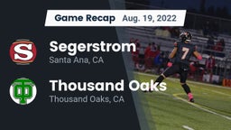 Recap: Segerstrom  vs. Thousand Oaks  2022