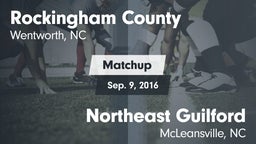 Matchup: Rockingham County vs. Northeast Guilford  2016