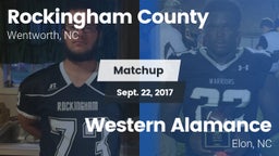 Matchup: Rockingham County vs. Western Alamance  2017