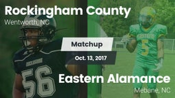 Matchup: Rockingham County vs. Eastern Alamance  2017