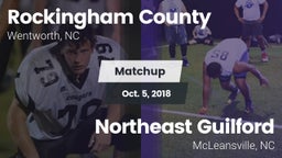 Matchup: Rockingham County vs. Northeast Guilford  2018