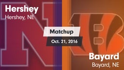 Matchup: Hershey  vs. Bayard  2016