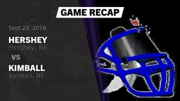 Recap: Hershey  vs. Kimball  2016