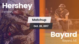 Matchup: Hershey  vs. Bayard  2017