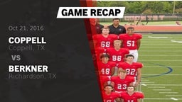 Recap: Coppell  vs. Berkner  2016