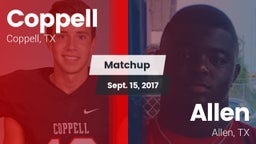 Matchup: Coppell  vs. Allen  2017
