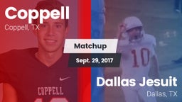 Matchup: Coppell  vs. Dallas Jesuit  2017