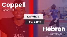 Matchup: Coppell  vs. Hebron  2018