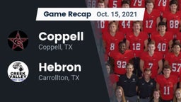 Recap: Coppell  vs. Hebron  2021