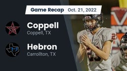 Recap: Coppell  vs. Hebron  2022