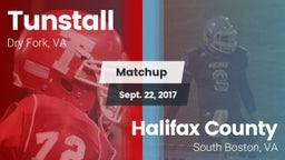 Matchup: Tunstall  vs. Halifax County  2017