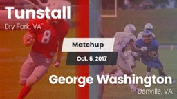 Matchup: Tunstall  vs. George Washington  2017