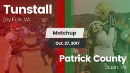 Matchup: Tunstall  vs. Patrick County  2017