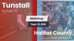 Matchup: Tunstall  vs. Halifax County  2018