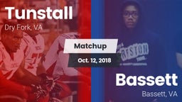 Matchup: Tunstall  vs. Bassett  2018