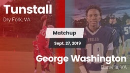 Matchup: Tunstall  vs. George Washington  2019