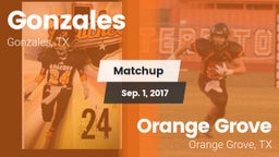 Matchup: Gonzales  vs. Orange Grove  2017