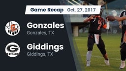 Recap: Gonzales  vs. Giddings  2017