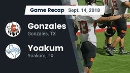 Recap: Gonzales  vs. Yoakum  2018