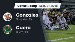Recap: Gonzales  vs. Cuero  2018