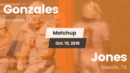 Matchup: Gonzales  vs. Jones  2018