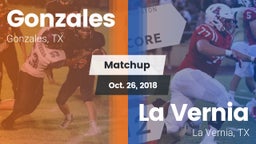 Matchup: Gonzales  vs. La Vernia  2018