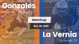 Matchup: Gonzales  vs. La Vernia  2019