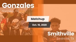 Matchup: Gonzales  vs. Smithville  2020