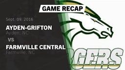 Recap: Ayden-Grifton  vs. Farmville Central  2016