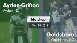 Matchup: Ayden-Grifton High vs. Goldsboro  2016