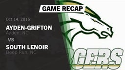 Recap: Ayden-Grifton  vs. South Lenoir  2016