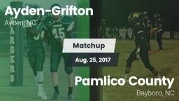 Matchup: Ayden-Grifton High vs. Pamlico County  2017