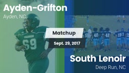 Matchup: Ayden-Grifton High vs. South Lenoir  2017