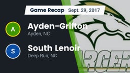 Recap: Ayden-Grifton  vs. South Lenoir  2017