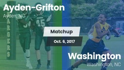 Matchup: Ayden-Grifton High vs. Washington  2017