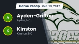 Recap: Ayden-Grifton  vs. Kinston  2017