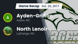 Recap: Ayden-Grifton  vs. North Lenoir  2017