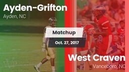 Matchup: Ayden-Grifton High vs. West Craven  2017