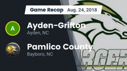 Recap: Ayden-Grifton  vs. Pamlico County  2018