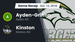 Recap: Ayden-Grifton  vs. Kinston  2018