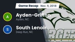 Recap: Ayden-Grifton  vs. South Lenoir  2018